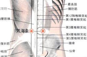 气海俞穴