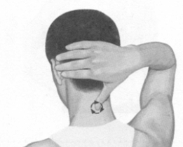 颈背痛按摩部位图解