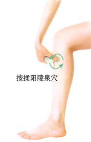 胆囊炎-胆石症刮痧部位图解