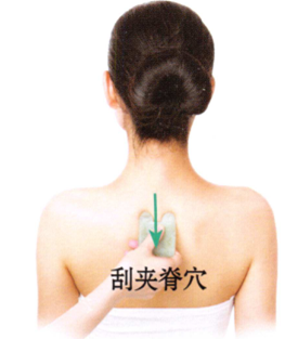 中风后遗症刮痧部位图解