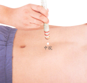 呕吐艾灸哪个部位图解