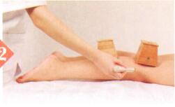 小腿抽筋艾灸哪个部位图解