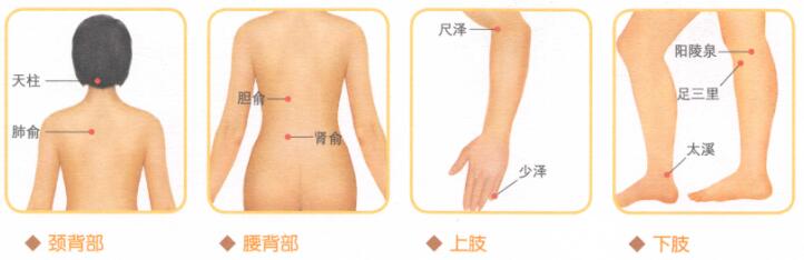 心悸按摩部位图解