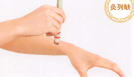 感冒艾灸哪个部位图解