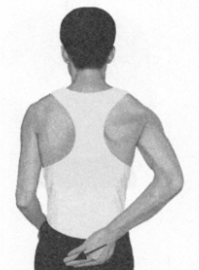 腰痛按摩部位图解