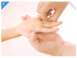 小儿流口水按摩部位图解