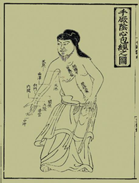 《十四经发挥》经穴图