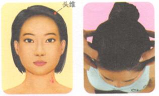 偏头痛按摩部位图解