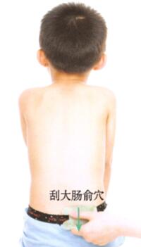 小儿腹泻刮痧部位图解