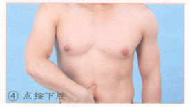 胃肠道胀气按摩部位图解