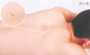 养心安神艾灸哪个部位图解