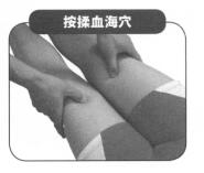 膝关节痛按摩部位图解