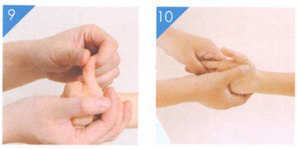 小儿囟门闭合晚按摩部位图解