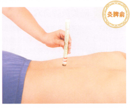 下肢酸痛艾灸哪个部位图解