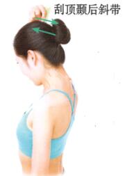 颈椎病刮痧部位图解