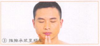 收缩毛孔-去黑头按摩部位图解