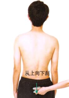 遗精刮痧部位图解