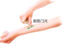 心绞痛刮痧部位图解