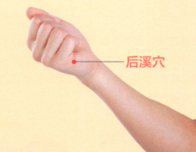 落枕艾灸哪个部位图解