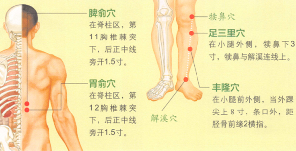 食欲不振艾灸哪个部位图解