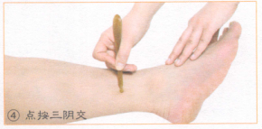 踝关节扭伤按摩部位图解