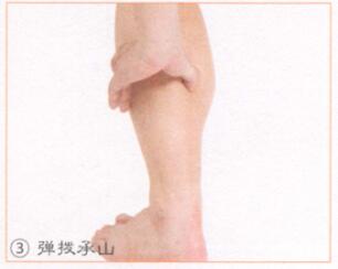 小腿抽筋按摩部位图解