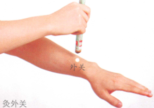 感冒艾灸哪个部位图解