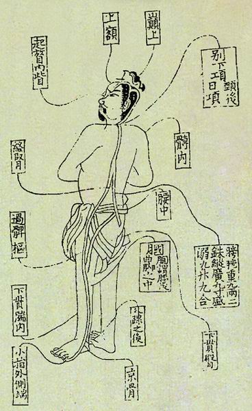 《活人书》经络图