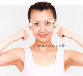 黄褐斑按摩部位图解