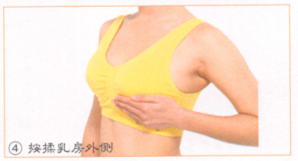 乳房肿块按摩部位图解