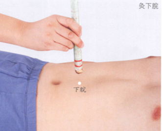 细菌性痢疾艾灸哪个部位图解