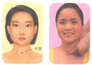 喉咙痛按摩部位图解