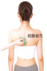 湿疹刮痧部位图解