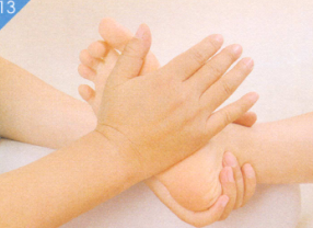 小儿冻疮按摩部位图解