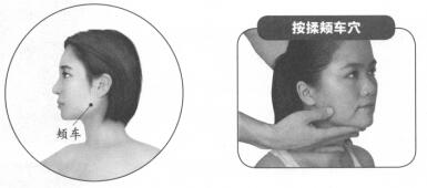抚平脸部细纹按摩部位图解