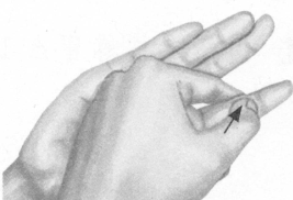 鼻炎按摩部位图解