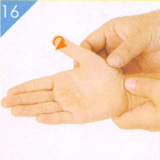 小儿麻疹按摩部位图解