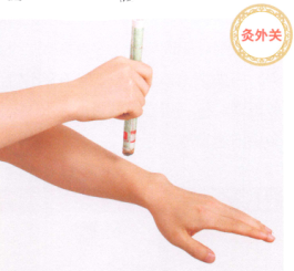 手腕痛艾灸哪个部位图解