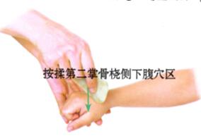 小儿遗尿刮痧部位图解