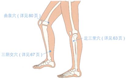 白带增多按摩部位图解
