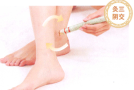 痛经艾灸哪个部位图解