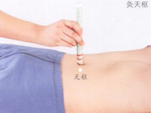 便秘艾灸哪个部位图解