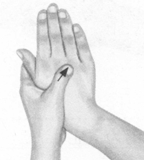 咽喉炎按摩部位图解