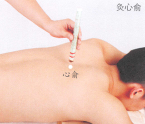 心悸艾灸哪个部位图解