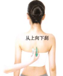 黄褐斑刮痧部位图解