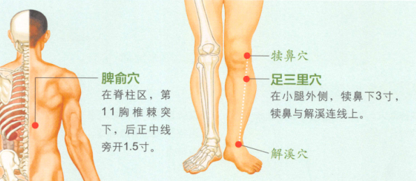 慢性肠炎艾灸哪个部位图解