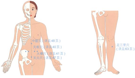 除脂减肥按摩部位图解