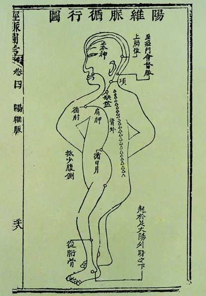《经脉图考》奇经八脉图