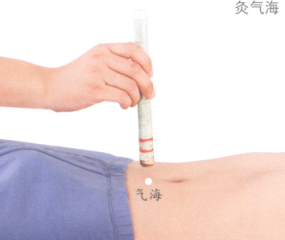 中老年保健艾灸哪个部位图解