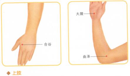 腕关节扭伤按摩部位图解